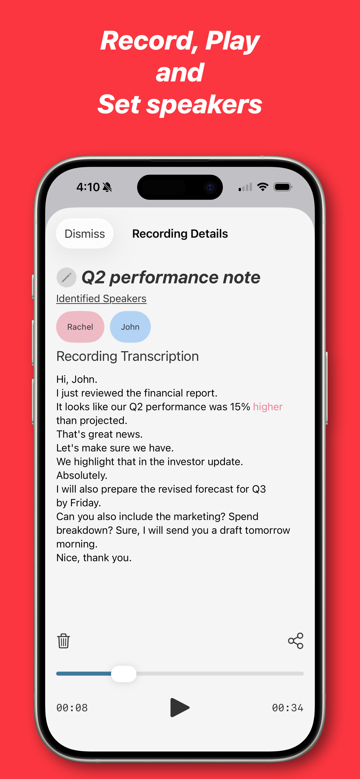 RED AI – AI Note Taker gallery image