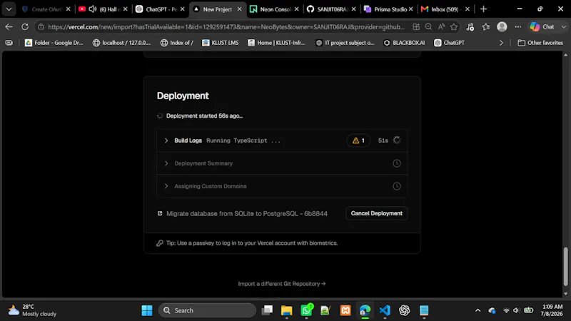 NeoByteHq Website screenshot 1