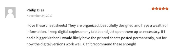 Fearless Fresh Cooking Cheat Sheets gallery image