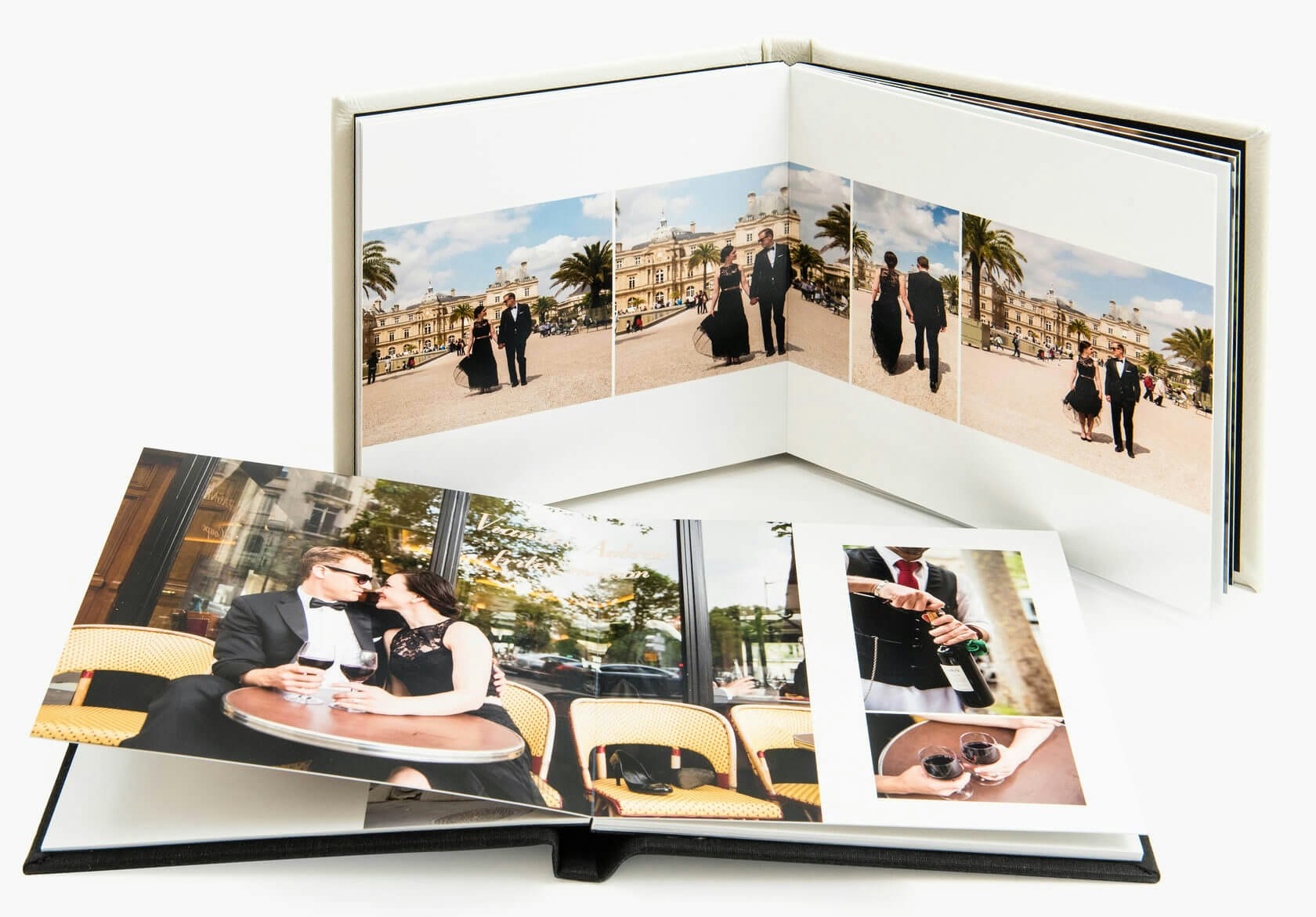 Wedding photo album gallery image