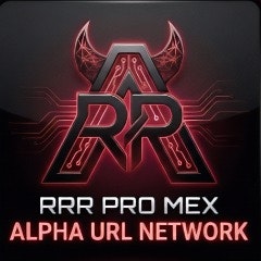 Alpha URL Network (by RRR PRO MEX) - Product Hunt launch logo and brand identity