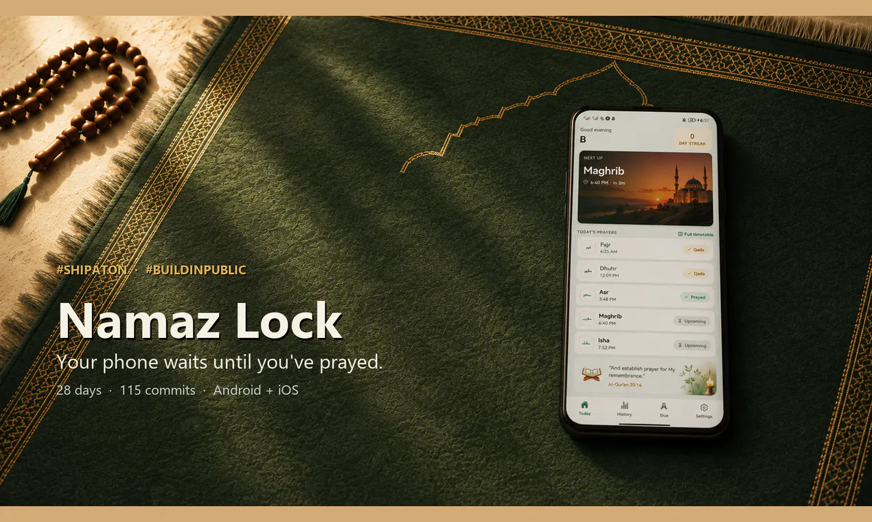 Namaz Lock screenshot