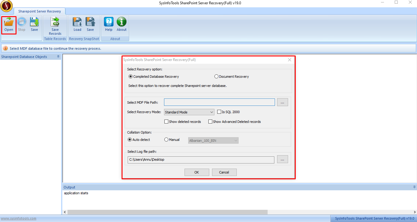 Sysinfo SharePoint Server восстановление - Решения для выполнения восстановления данных SharePoint медиа 2