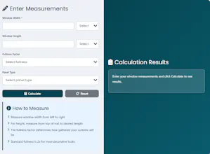 Curtains Style Calculator gallery image