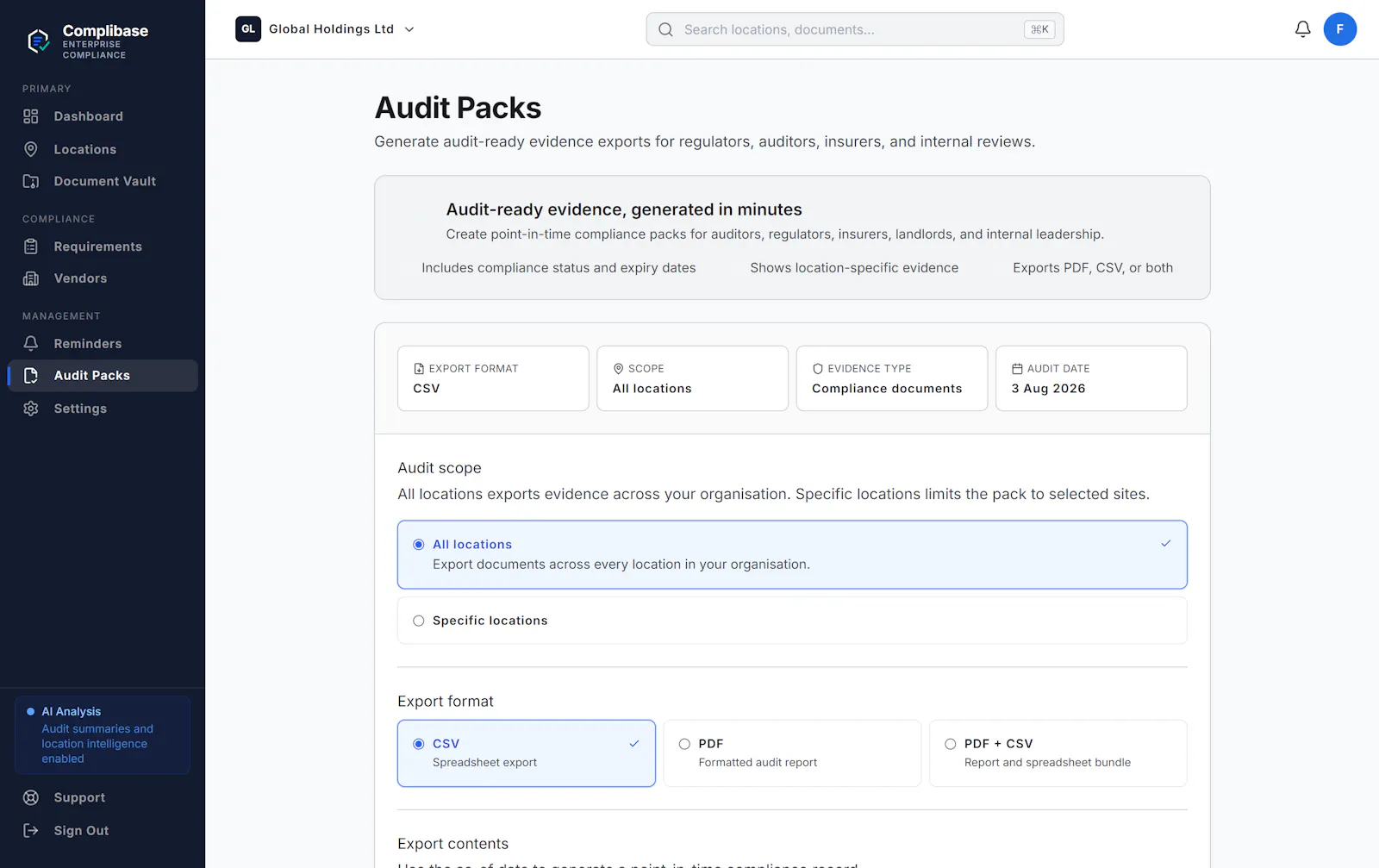 Complibase screenshot 3