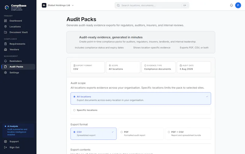 Complibase screenshot 3