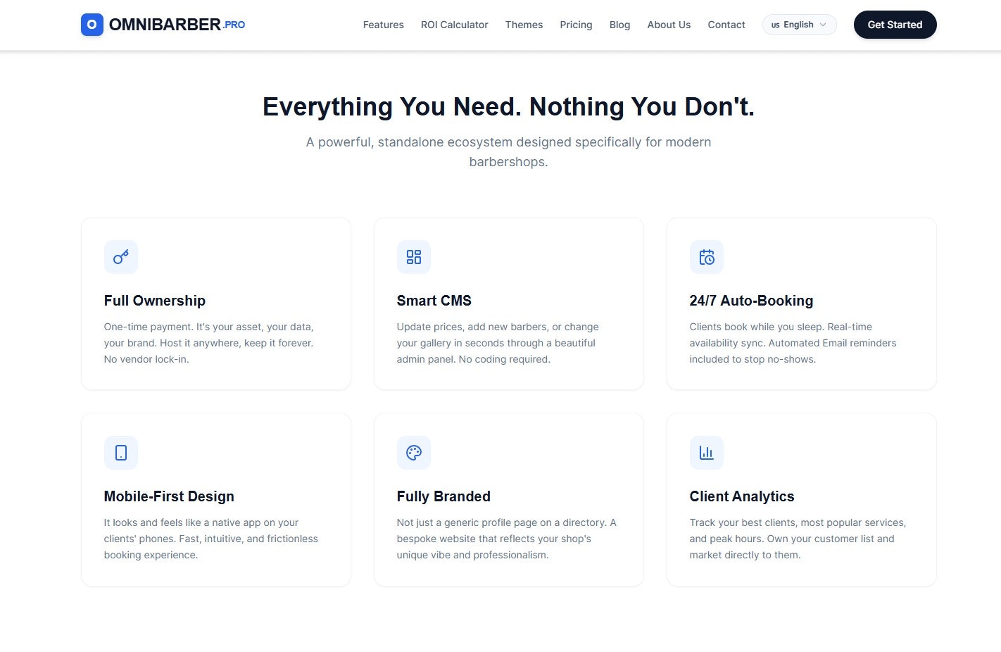 OMNIBARBER The Booking System you need gallery image