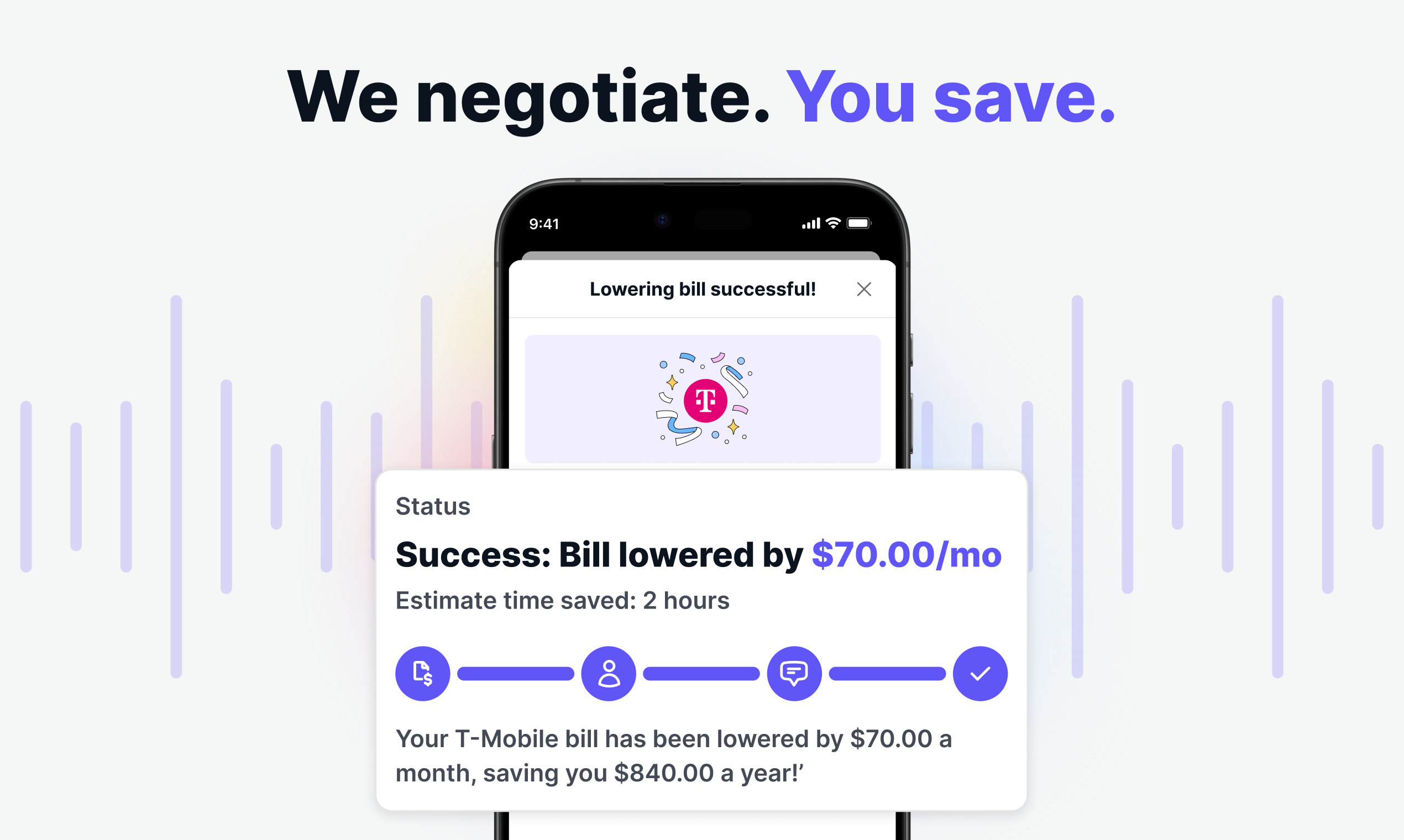 AI Bill Negotiation by Kudos gallery image