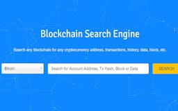 BlockSearchEngine : Blockchain Explorer - Blockchain Search Engine media 1