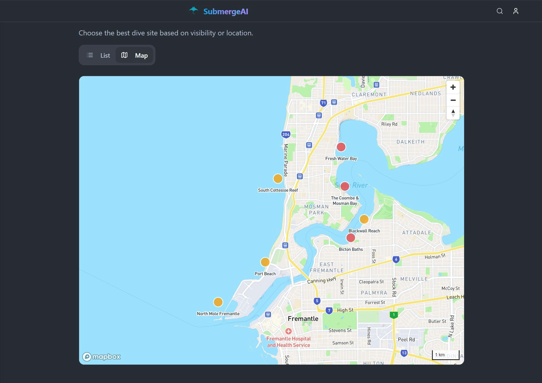 Submerge - Screenshot 2 showing product features and functionality