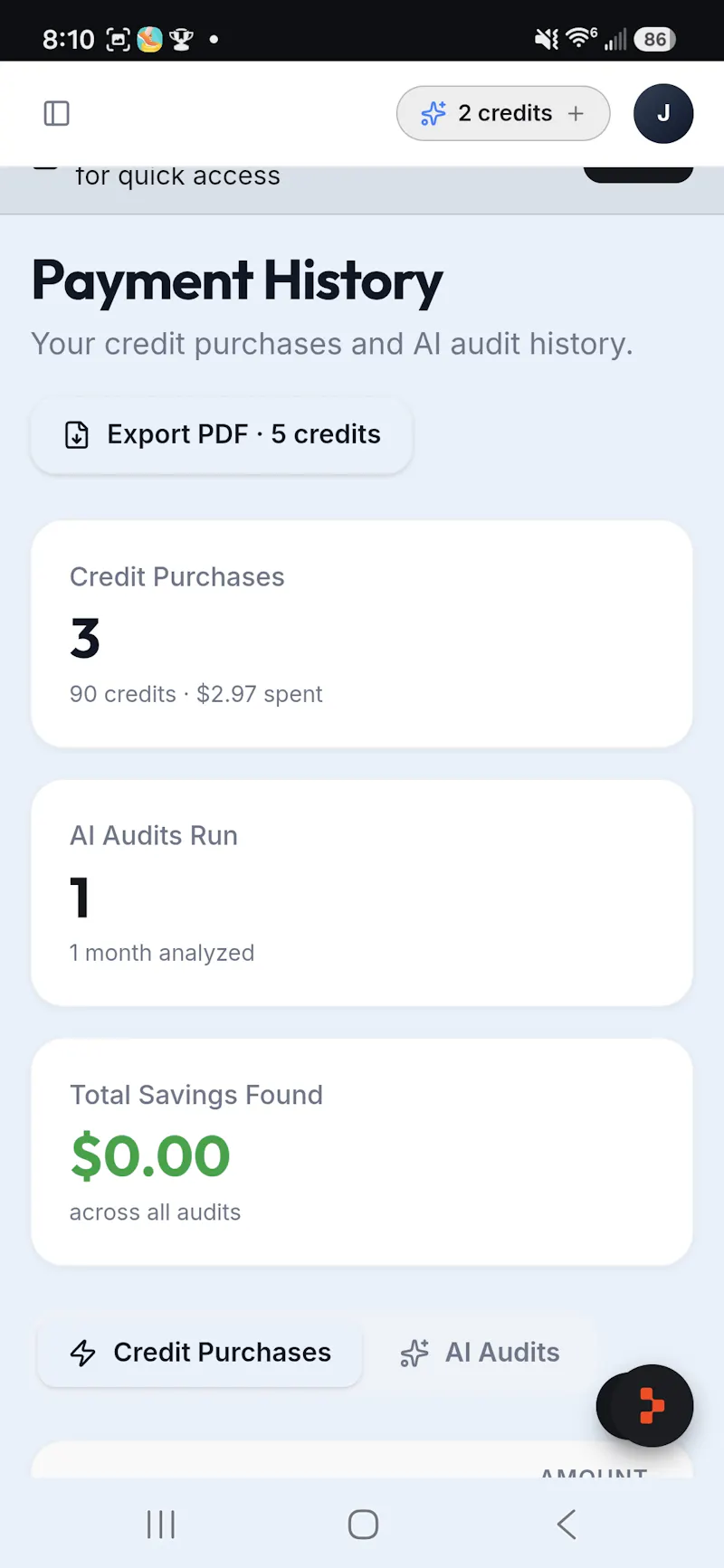 BudgetWise AI screenshot 2