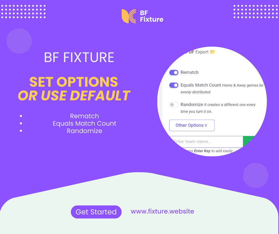 Fixture.website - Создать потрясающие приспособления лиги и получить экспорт в качестве файла PDF медиа 2