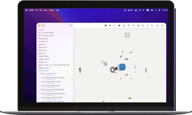 JT File Viewer screenshot 4