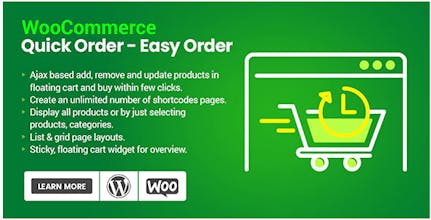 WooCommerce Quick Order Plugin gallery image