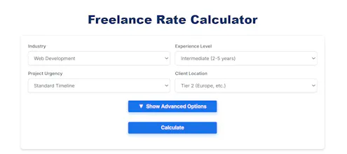 Freelance Rate Calculator gallery image