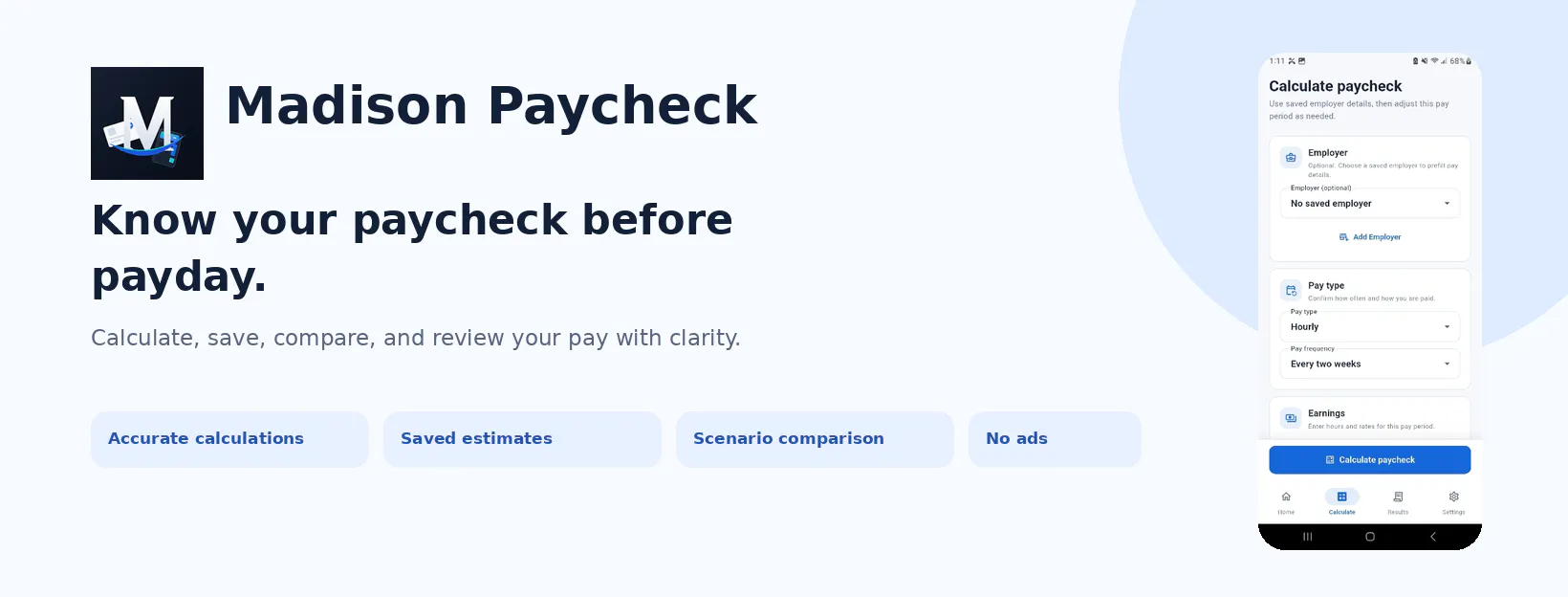 Madison Paycheck Calculator gallery image