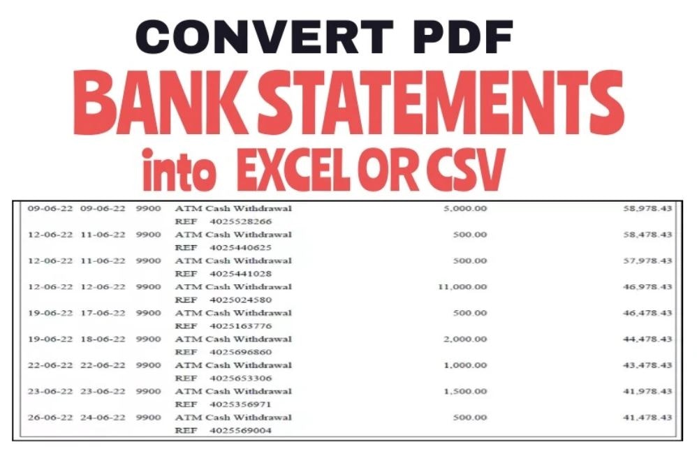 Fake Bank Statement Editing