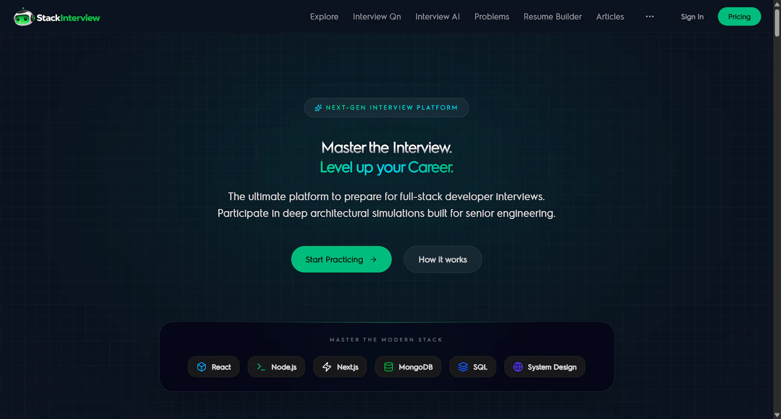 Stack Interview screenshot 1