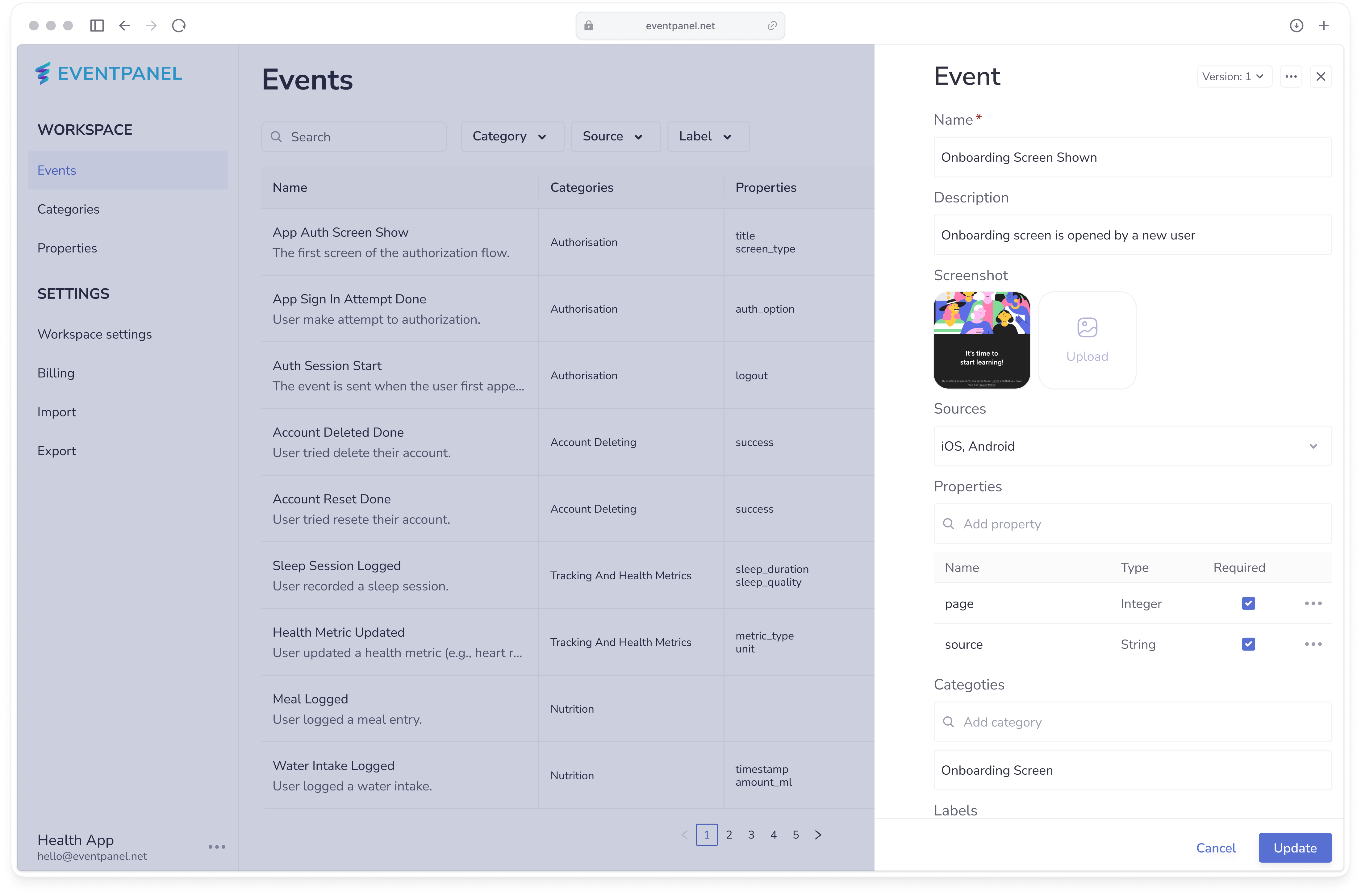 EventPanel gallery image