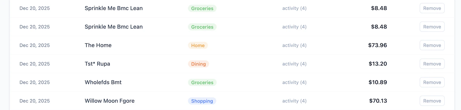 Transact: Free Spend Analyze screenshot 3