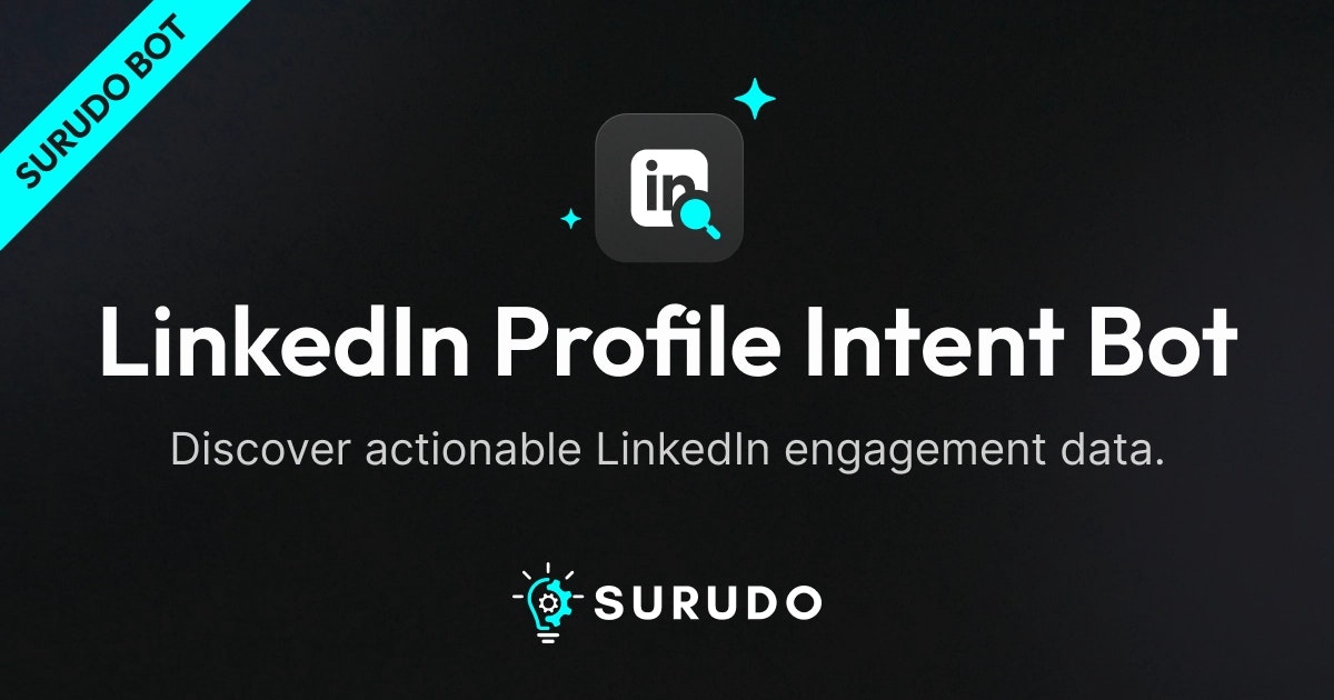 Media Surudo - Bot thế hệ chì LinkedIn - Hiểu rõ hơn và kết nối với khách hàng tiềm năng 1