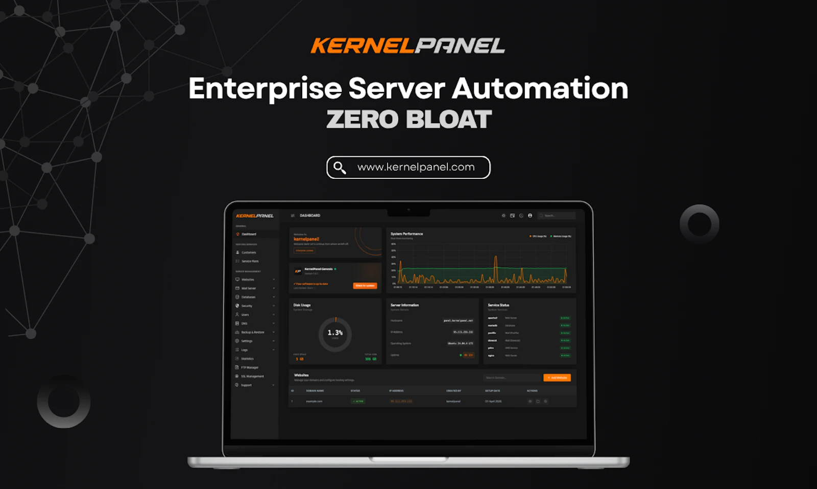 KernelPanel screenshot 1