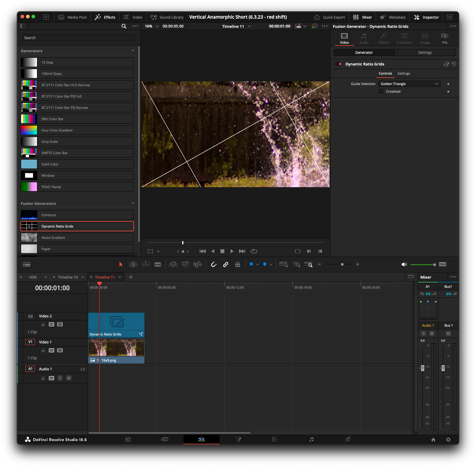 Media Grid Dinamik untuk DaVinci Resolve - Peraturan-pertiga & banyak lagi untuk sebarang nisbah aspek 7