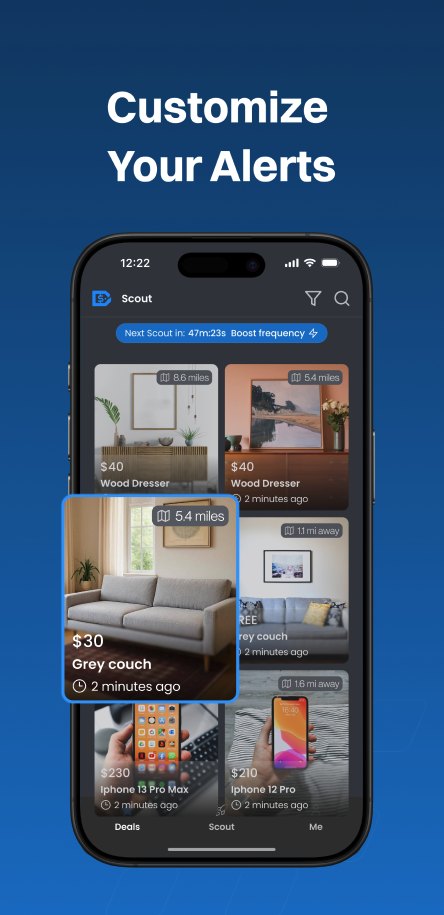 DealScout App - Screenshot 3 showing product features and functionality
