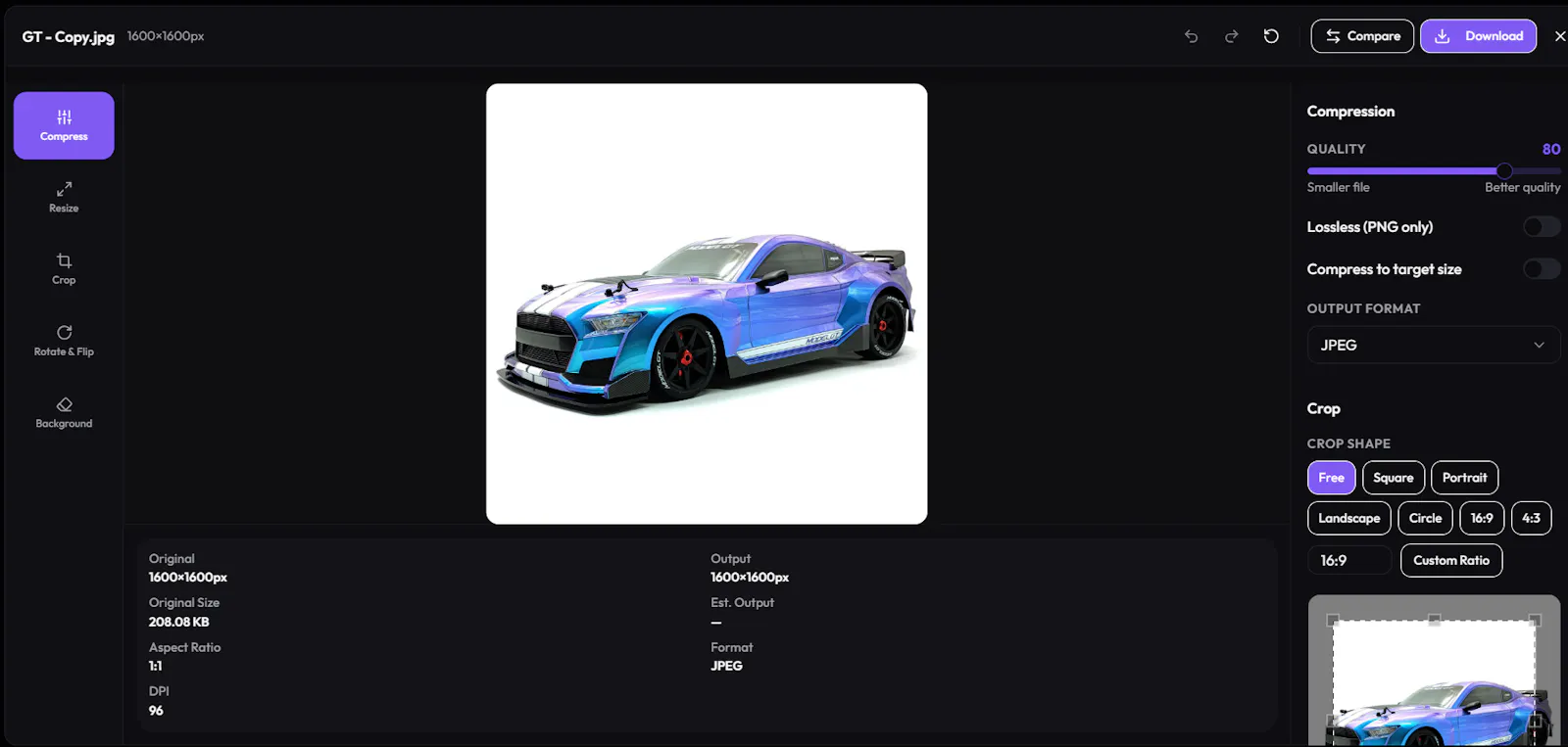 Image Compress Pro screenshot 2