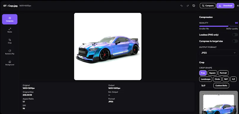 Image Compress Pro screenshot 2