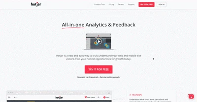 Hotjar Incoming Feedback