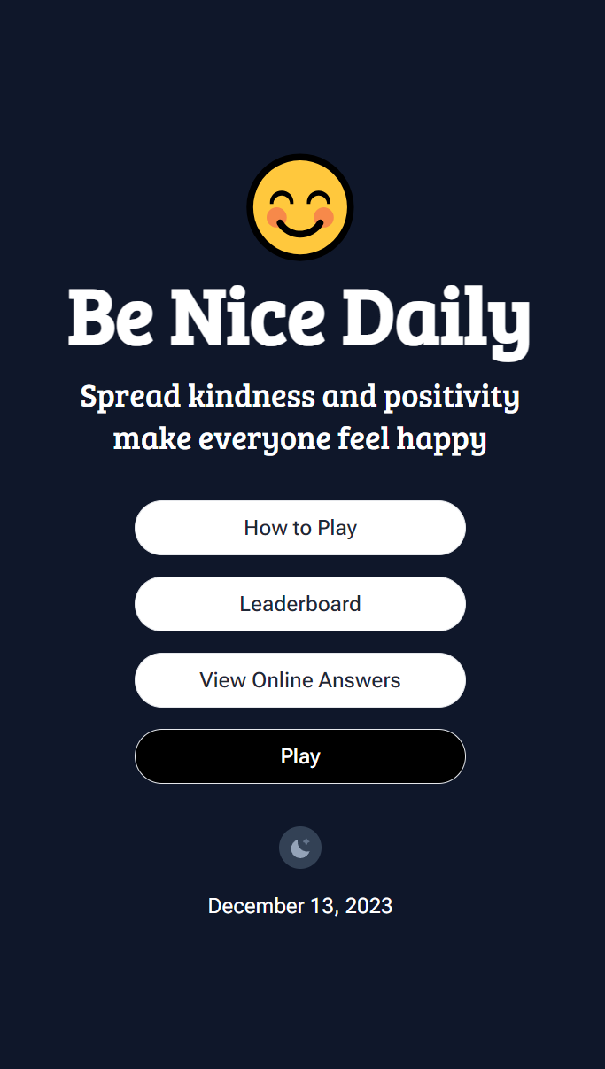 Be Nice Daily gallery image