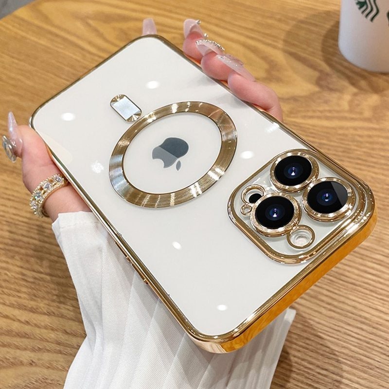 iPhone 케이스 - iPhone 용 Magsafe 무선 충전 전화 케이스 미디어 1