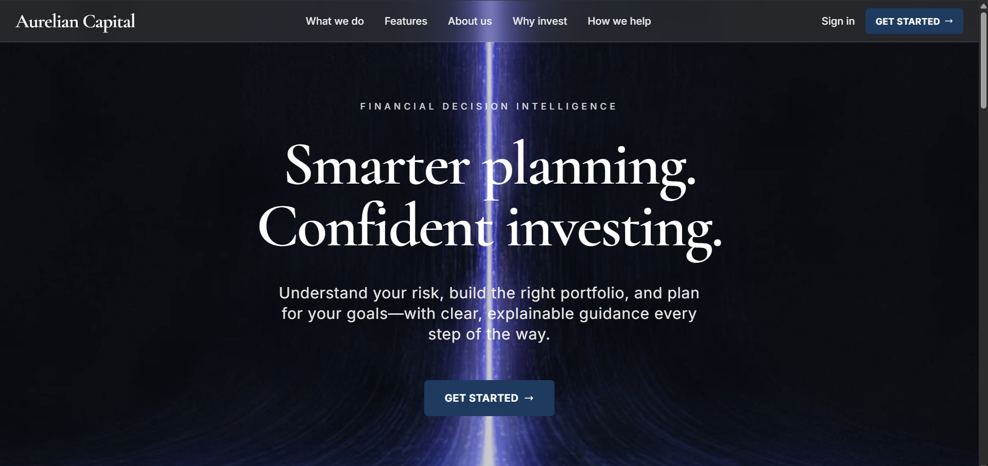 Aurelian Capital - Main product screenshot demonstrating key features and user interface