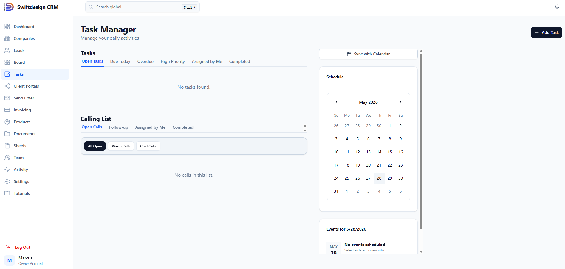 SwiftDesign CRM gallery image