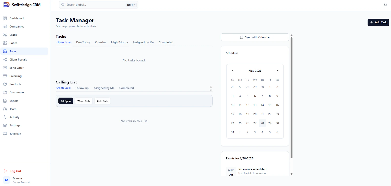 SwiftDesign CRM screenshot 6