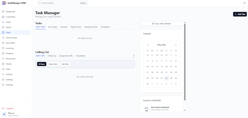 SwiftDesign CRM screenshot 6