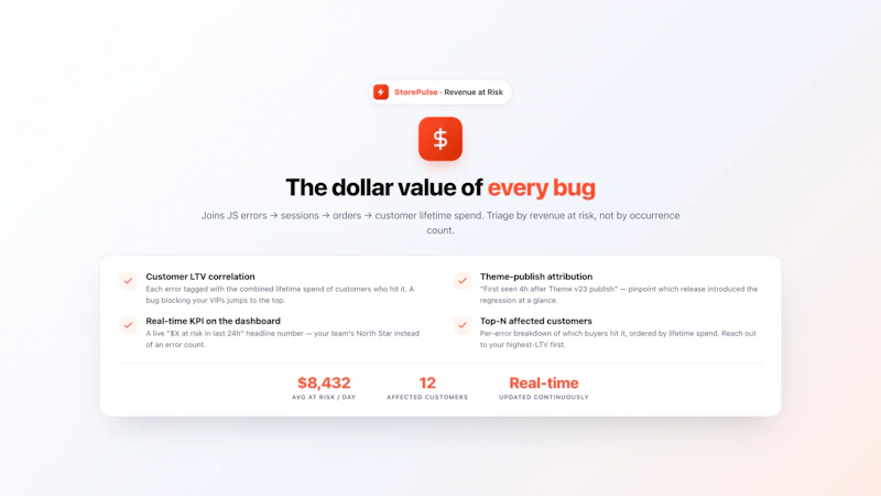 StorePulse: Monitor + AI Fixes 2.0 screenshot 2