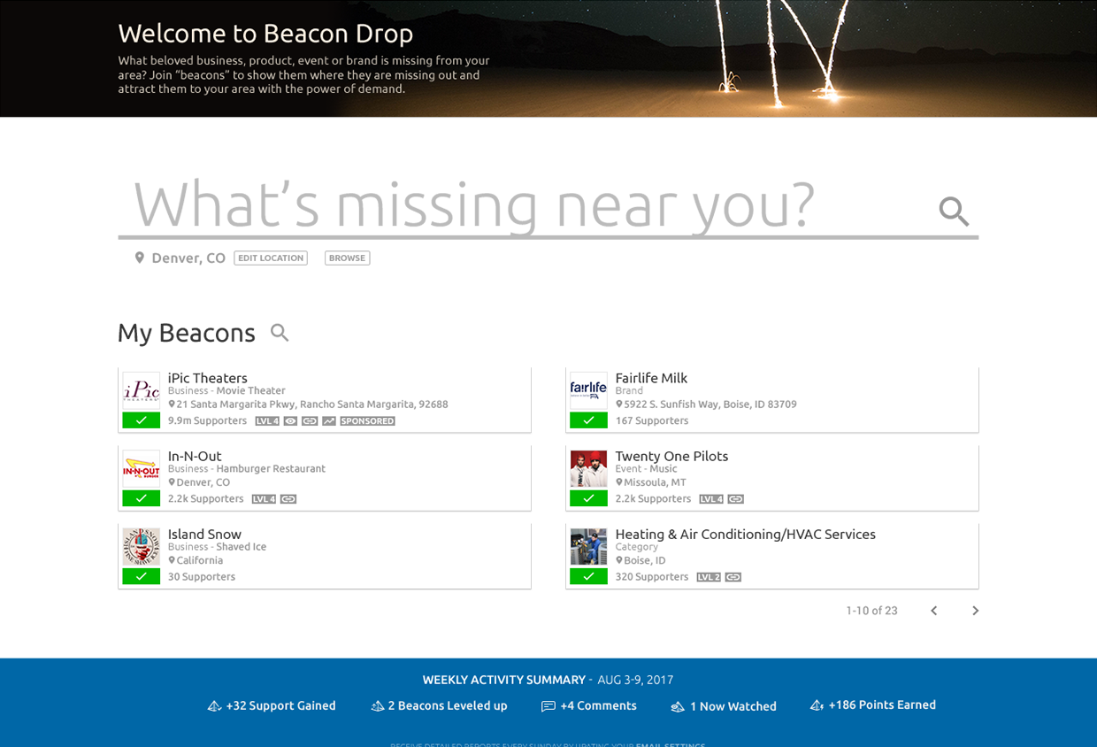 Beacon Drop gallery image