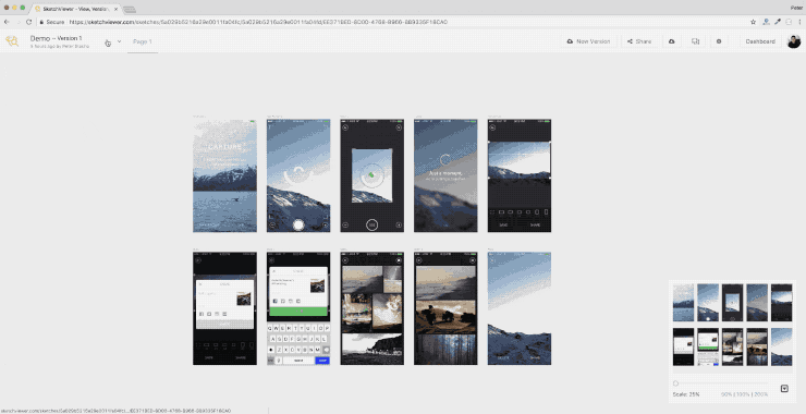 View, version, and share Sketch files on the web