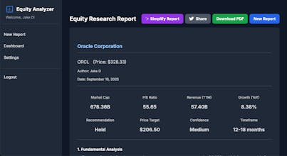Equity Analyzer gallery image