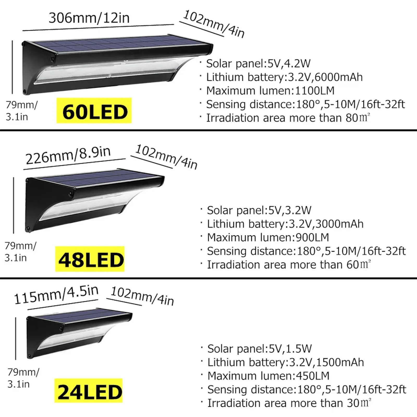 NoxLumin Solar Motion Sensor Wall Light screenshot 8