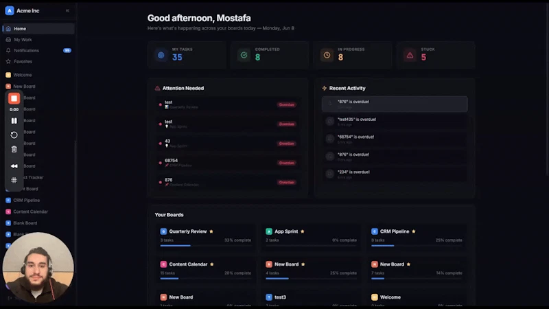 TaskIQ screenshot 1 (video preview)