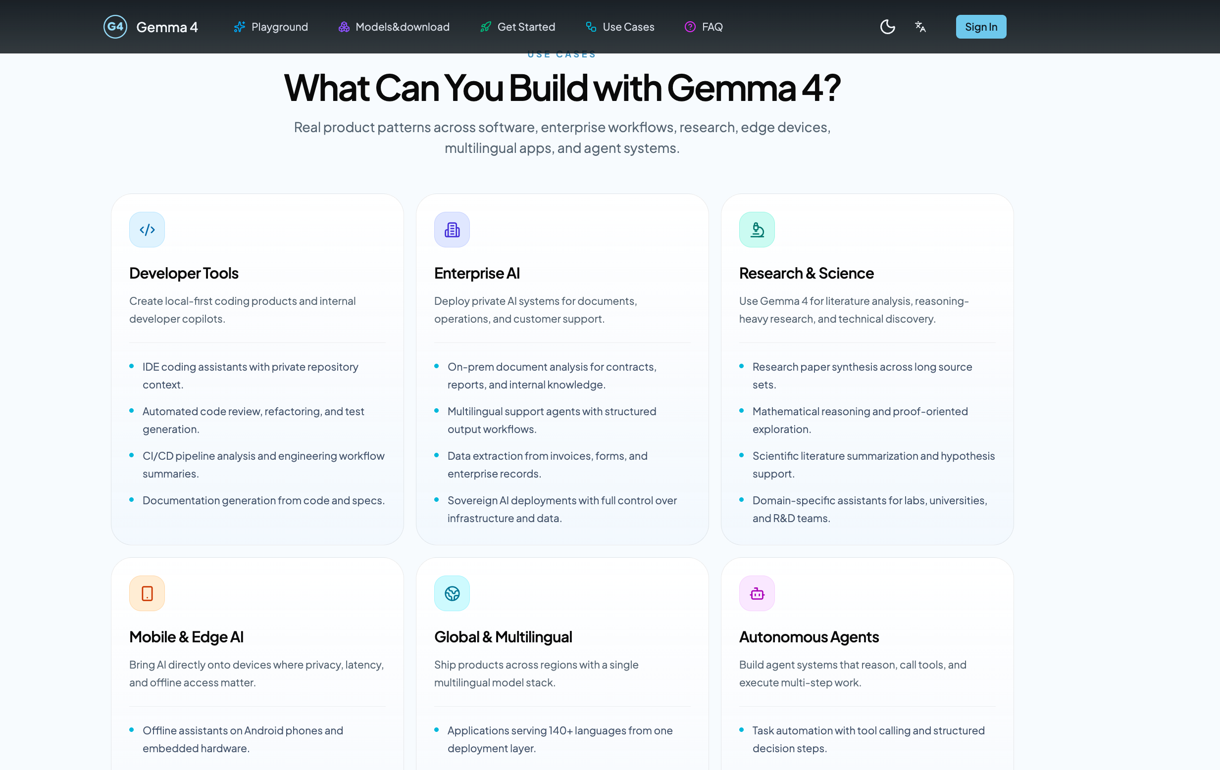 Gemma 4 AI gallery image