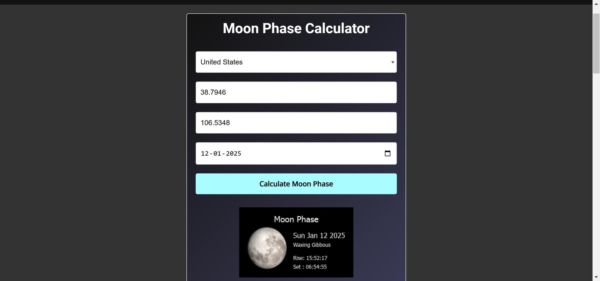Moon Phase Calculator media 4