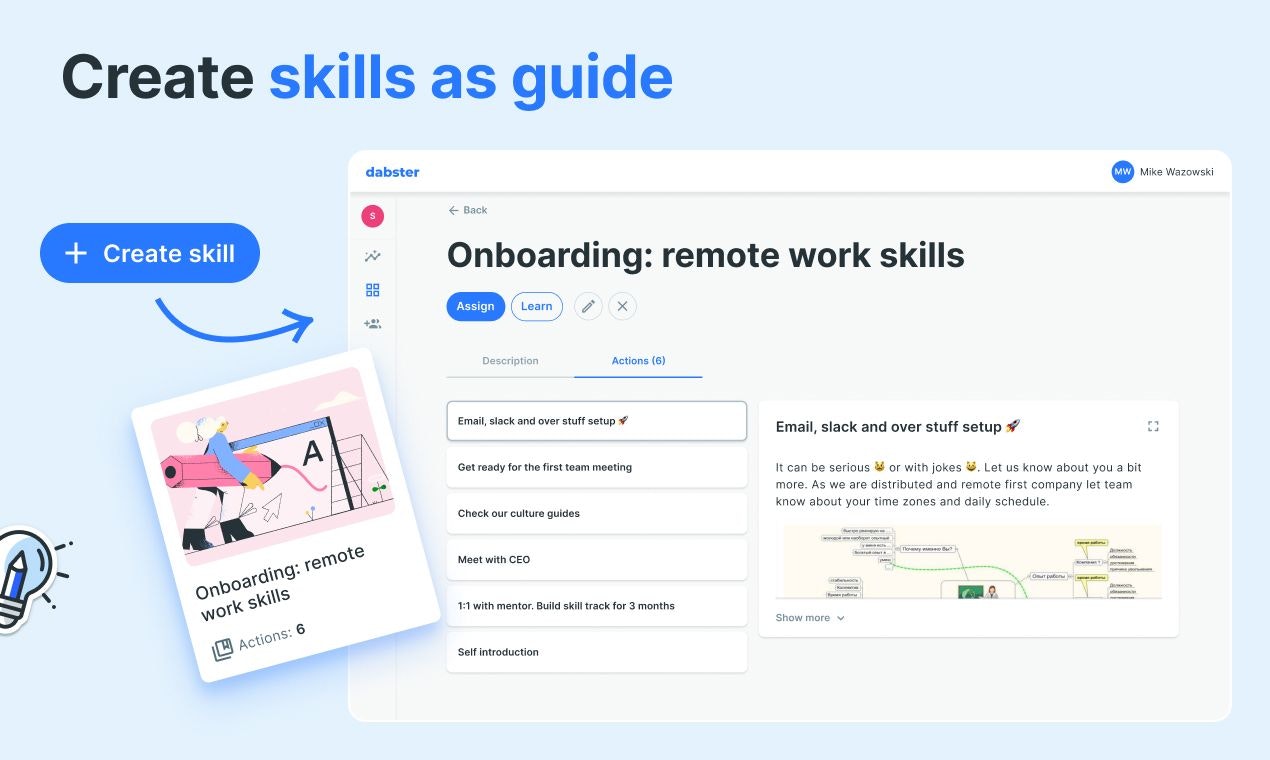 Media Dabster - Rakan sepasukan dan mentor dengan platform yang berpusatkan kemahiran 3