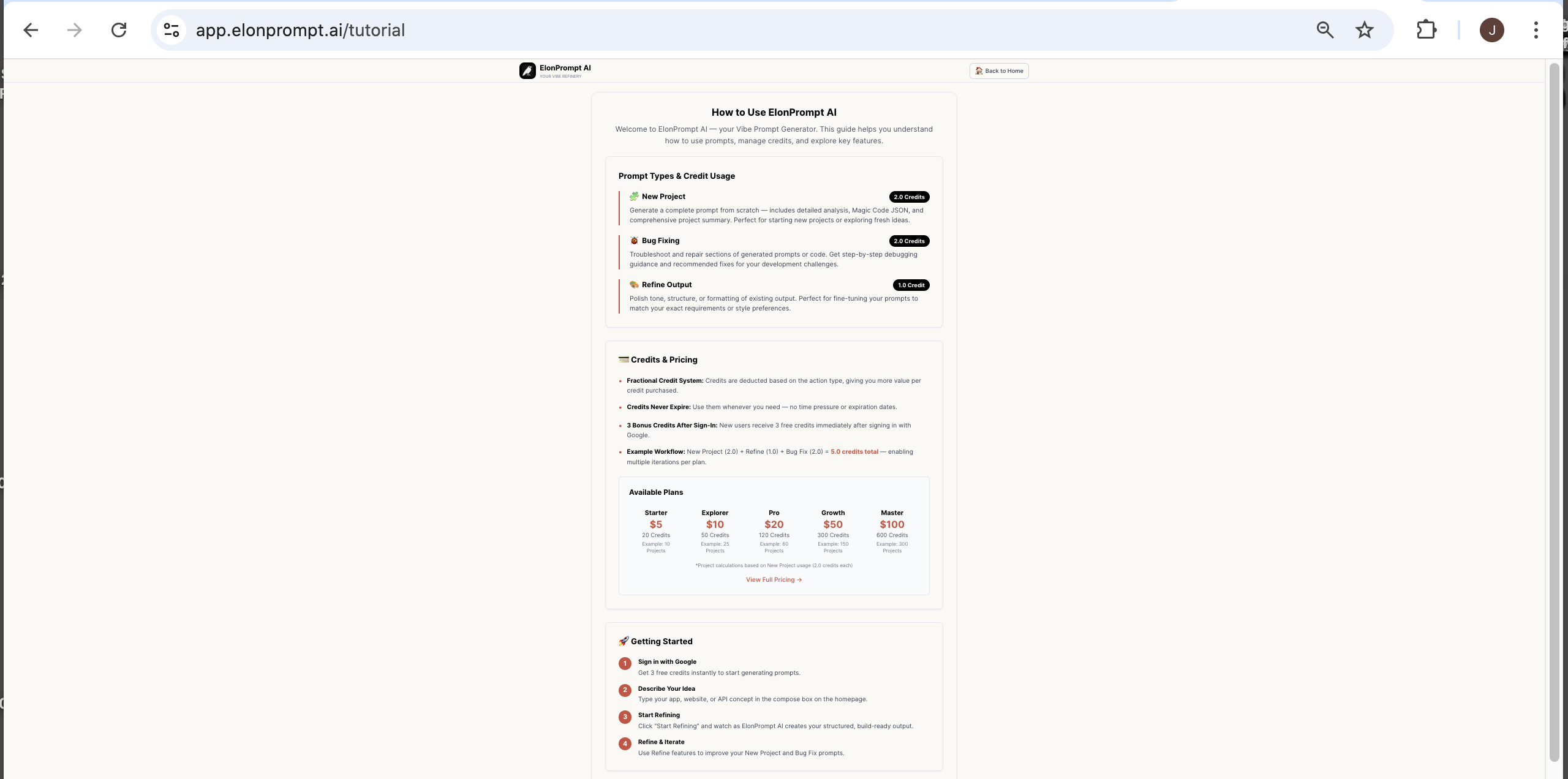 ElonPrompt AI: Your Vibe Coding Refinery gallery image