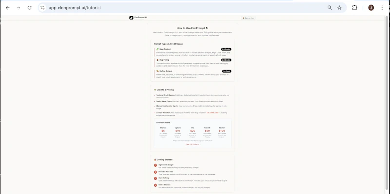 ElonPrompt AI: Your Vibe Coding Refinery screenshot 8