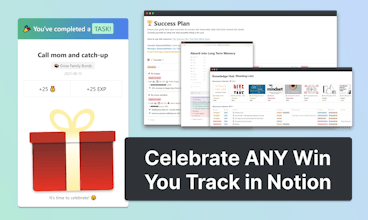 Make Work Fun - Gamify Notion Workspaces gallery image