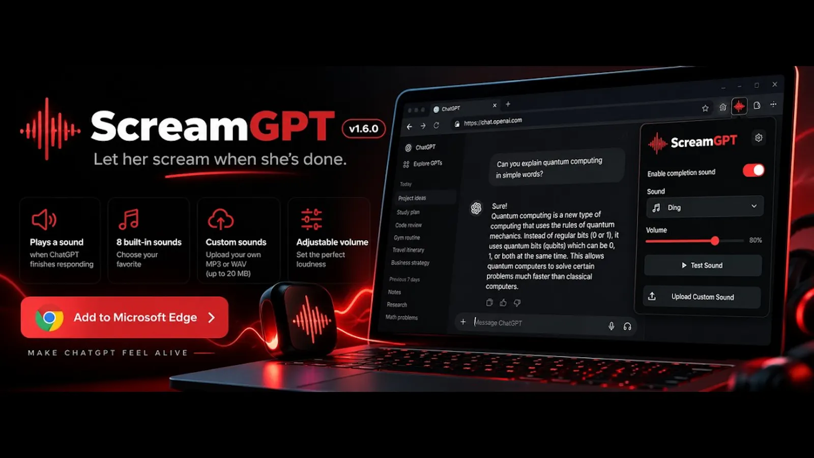 ScreamGPT screenshot 1 (video preview)